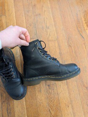 Vegan 1460 Felix Lace Up Boots in Black